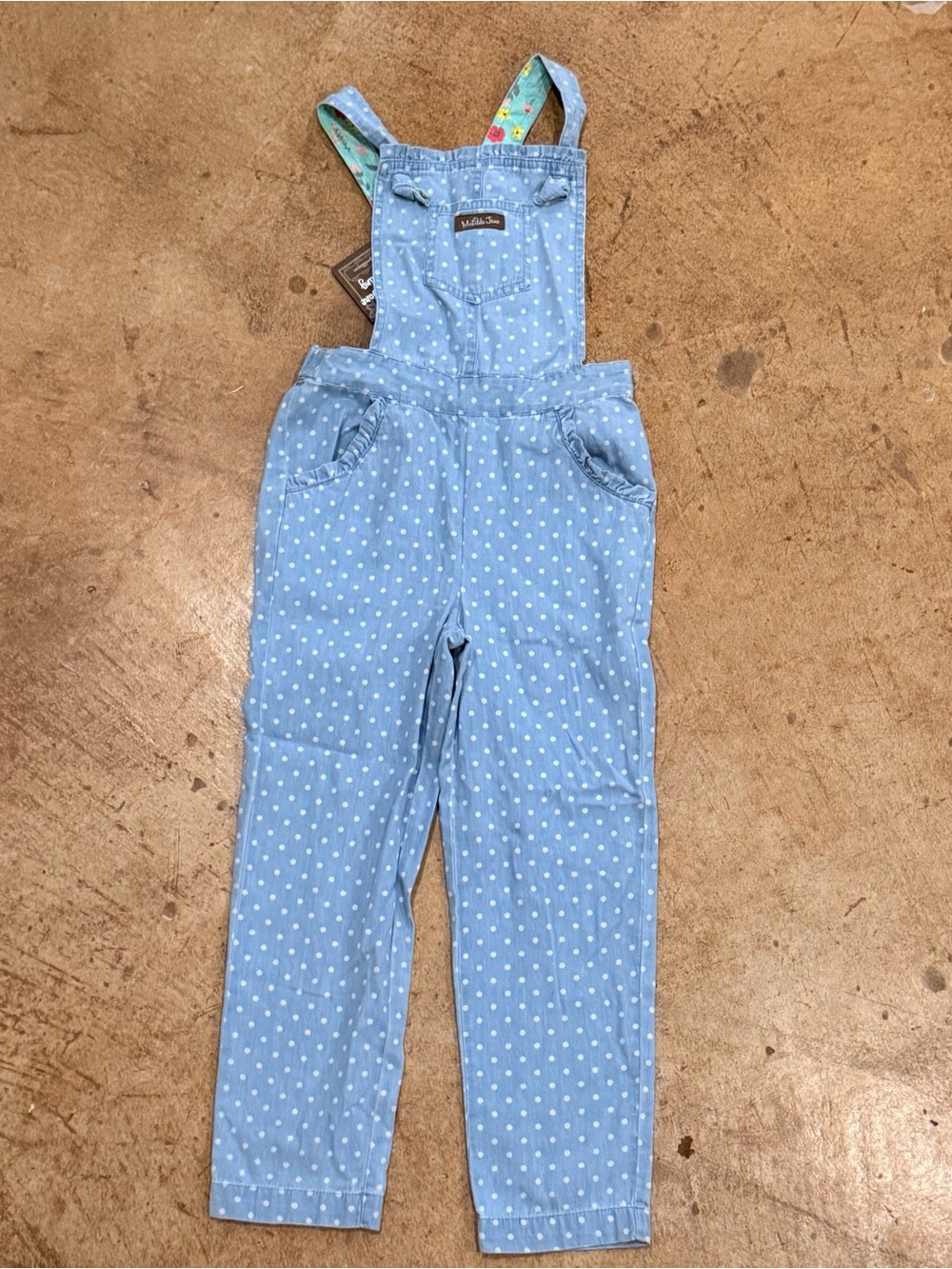 Matilda Jane Square Dance Overalls Girls Size 6 NWT